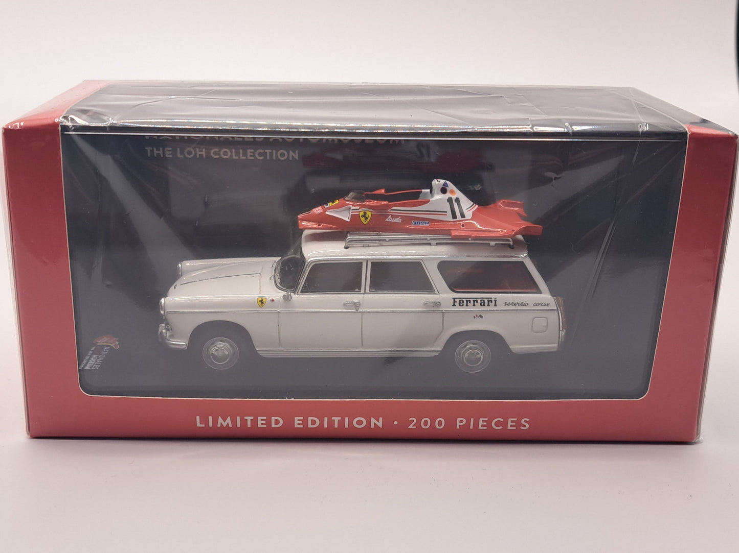 Spark Peugeot 404 Break Ferrari Servizio Corse 1:43 limited to 200 numbered pieces